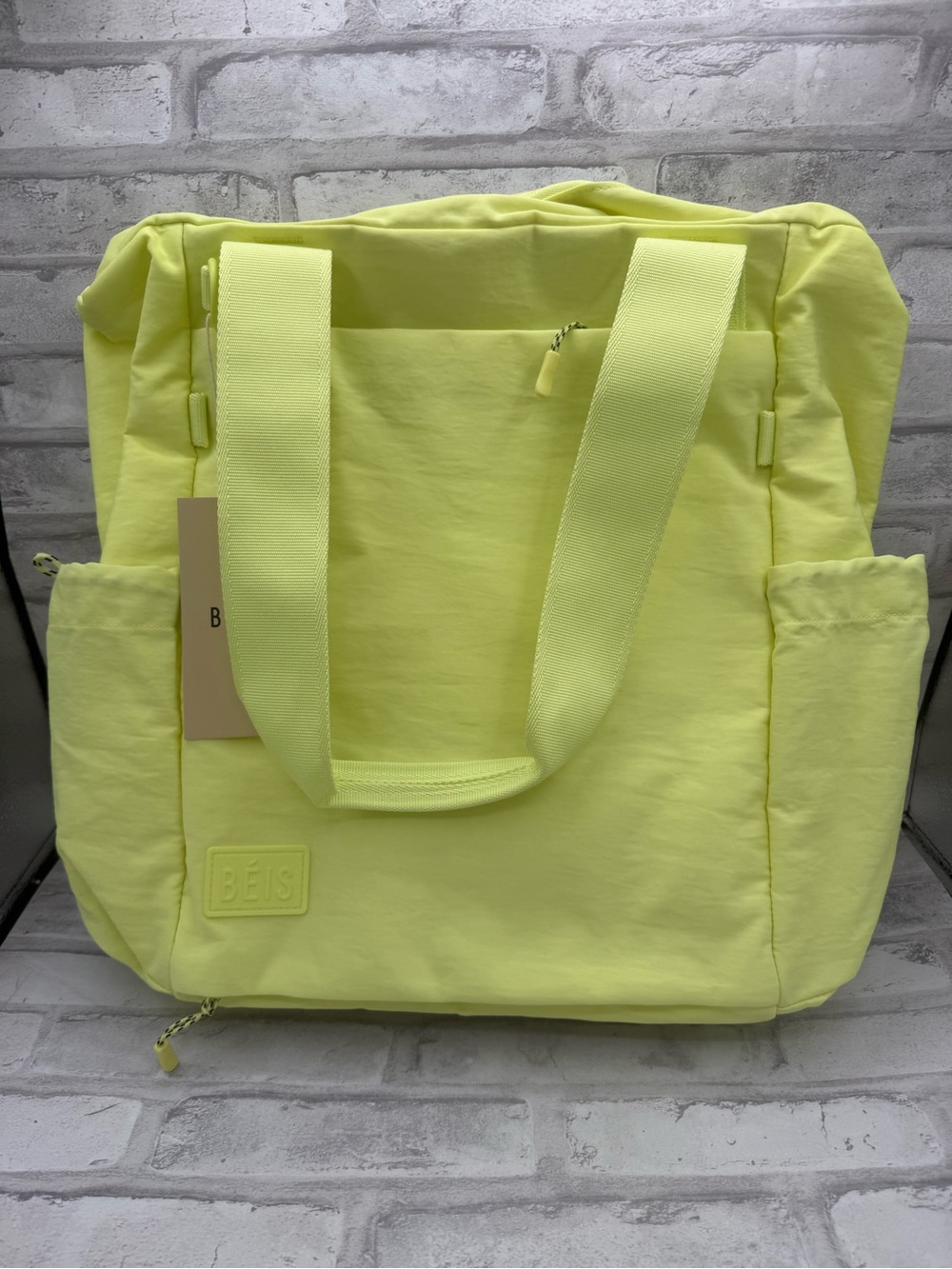 BEIS The Sport Tote In Limone - Picture 4 of 10